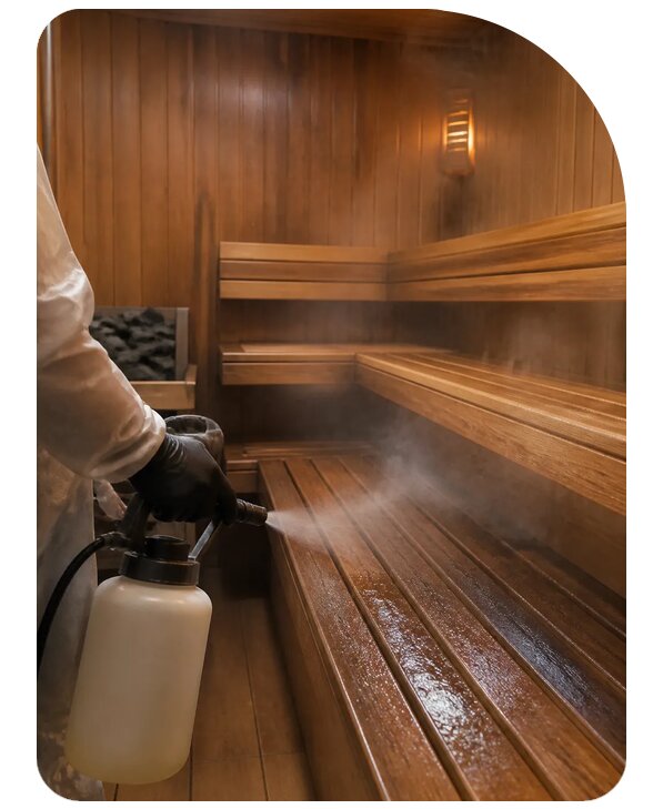Профессиональная дезинфекция сауны в Великих Луке по цене от 3618 р. | Сенат-Вкл